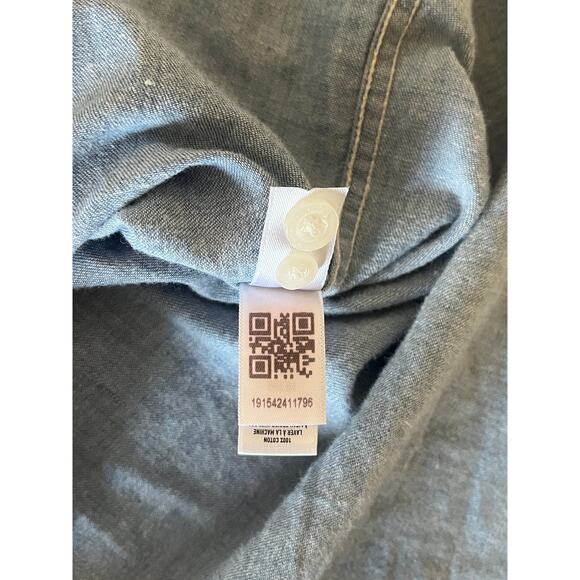 Bonobos Riviera Slim Fit Short Sleeve Cotton Chambray Button-Up Shirt - Picture 10 of 10